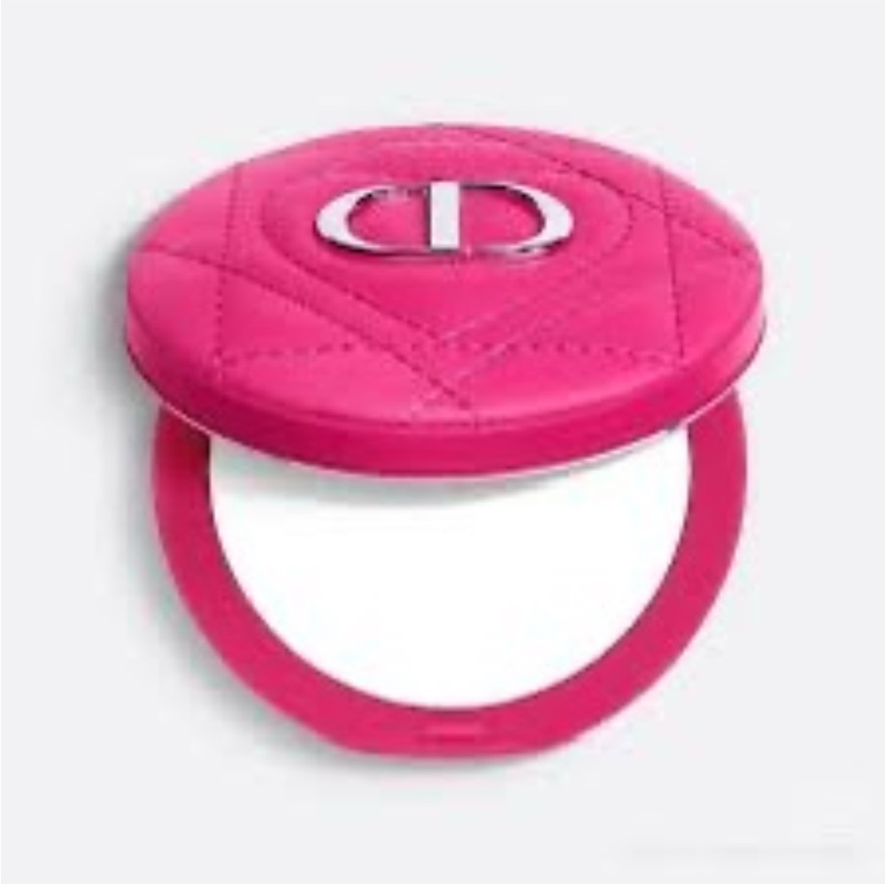 Dior Beauty Fuchsia Pink Quilted Compact Mirror - Picture 8 of 11